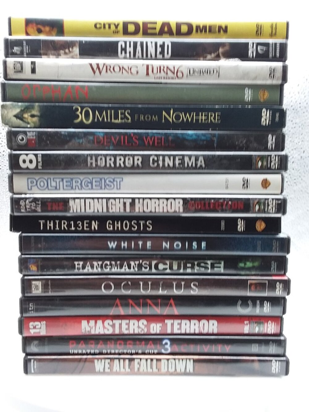 39 Horror Movies DVD Lot Scary Movie Night Date Listed Titles
